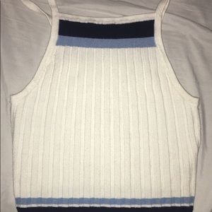 cropped knit type tank